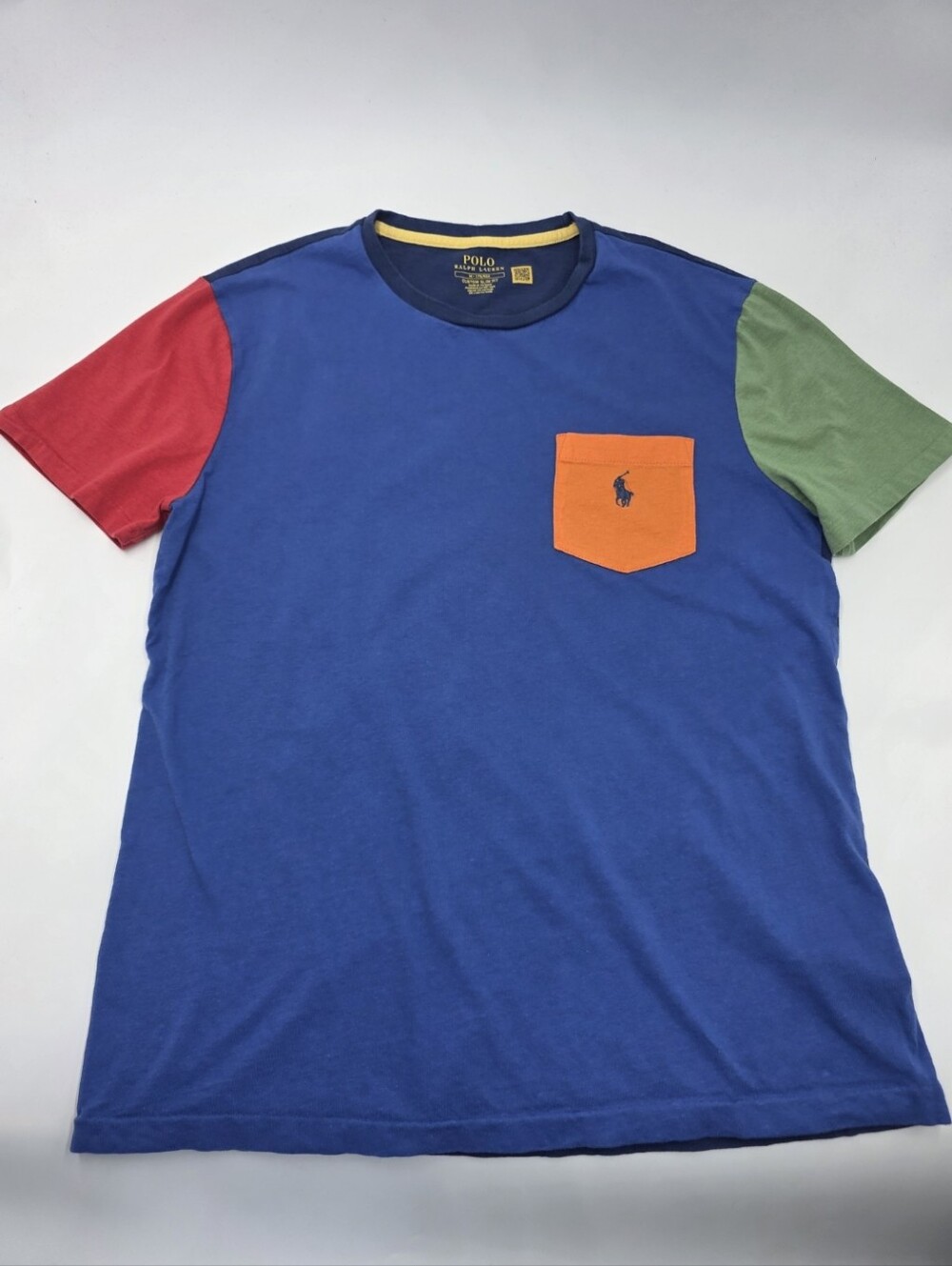 Polo Ralph Lauren Men's slim-fit colorblock tee size M